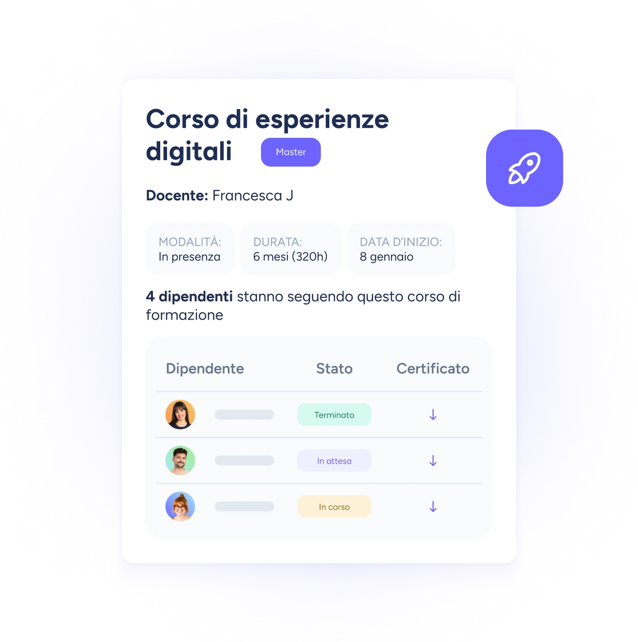 software gestione formazione sesame